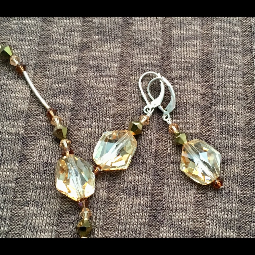 Swarovski Crystal- Genuine Sterling Silver